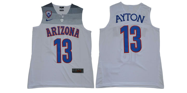 Arizona Wildcats 13 Deandre Ayton White College Basketball Jersey,We sell and wholesale Arizona Wildcats 13 Deandre Ayton White College Basketball Jersey on line form chian!